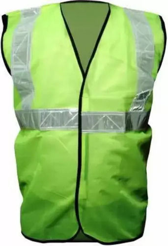 Green Quick Dry Western Soft Enamel Sleeveless Polyester Reflective Safety Vest 