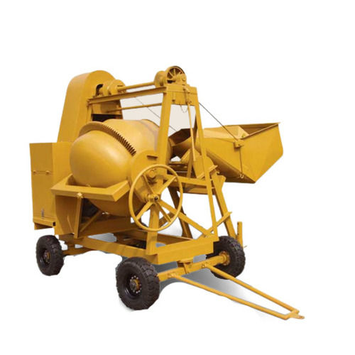 220 Volts 18 Watt 50 Hertz Concrete Mixer Machine For Construction  Capacity: 500 Kg/Hr