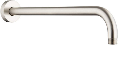 Silver 16 Inches Wall Mounted Polished Finish Stainless Steel Shower Arm