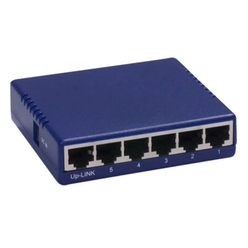 Blue 100X67X22 Mm 5 Voltage 100 Ampere Six Port Wi Fi Network Hubs