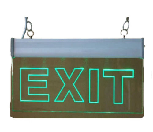 12x18 Inch 220 Volt 15 Watt Rectangular Exit Led Sign Board For Outdoor