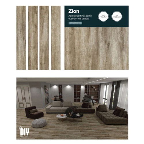 Black Floormonk Zion Stone Plastic Composite (Spc) Flooring