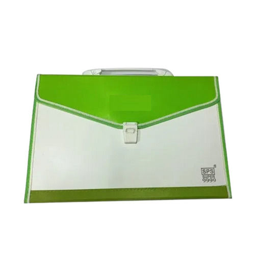 Light Weight Button Closure Rectangular Pvc Plastic File Folder For Carry Documents 