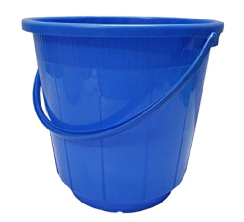 Glossy Finish Polypropylene Round Plastic Bucket With 20 Liter Water Storage 