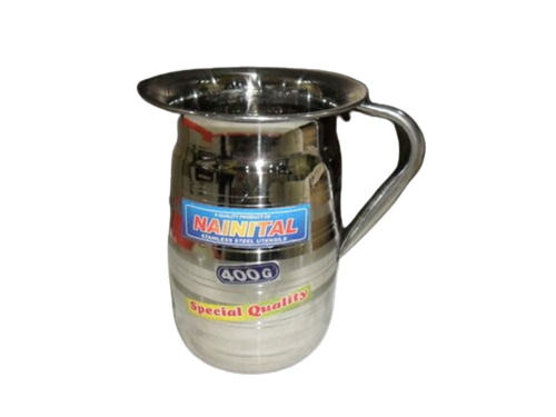 Silver 5.6 Inches Polished Smooth Easy To Wash Stain Proof Stainless Steel Jug