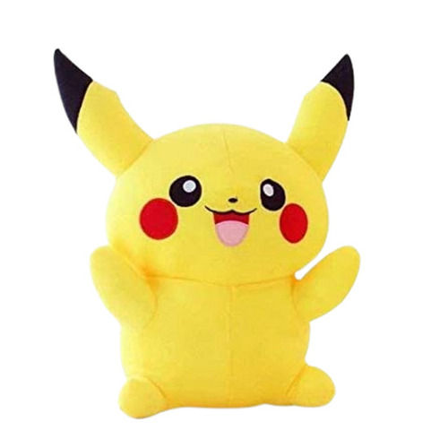 Yellow 14 Inches Cotton Filling Pikachu Cartoon Plush Soft Toy at Best ...