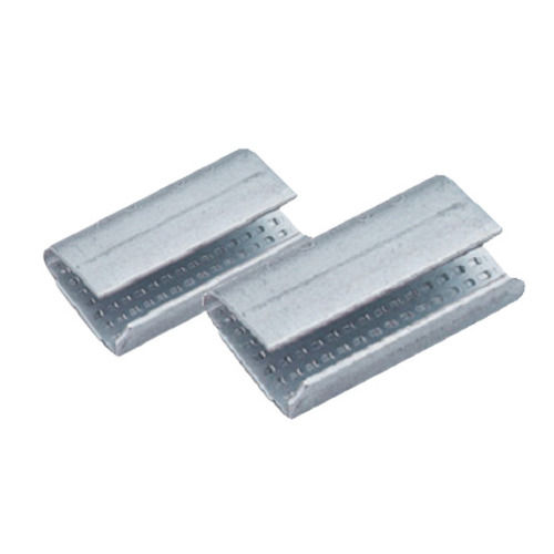 0.8 Mm Thick 3.5 Inches Rust Proof Steel Strapping Clip For Packaging