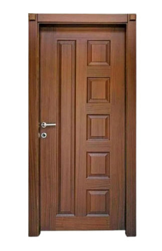 Attractive Polished Surface Finish Solid Designer Wooden Door  Application: Residential