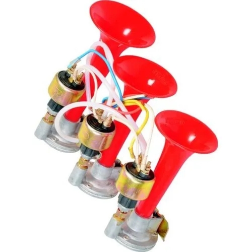 हल्के वज़न का आसान फिट प्लास्टिक और मेटल मटीरियल एयर प्रेशर हॉर्न वाहन का प्रकार: ट्रैक्टर के लिए