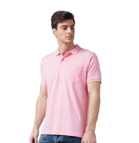 PLAIN ROUND NECK POLO T-SHIRT FOR MEN