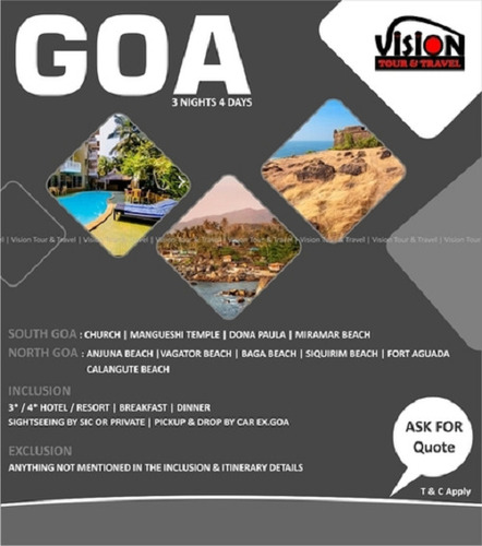 Goa Tour Package Booking Services