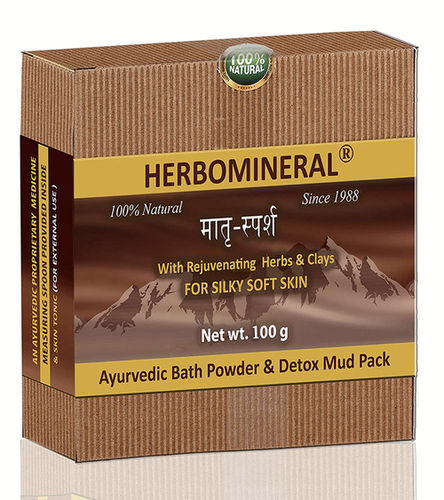 Herbominral Ayurvedic Bath Powder and Detox Body Mud Pack