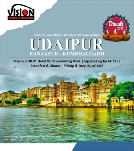 Udaipur 3 Days 2 Night Tour Package Services
