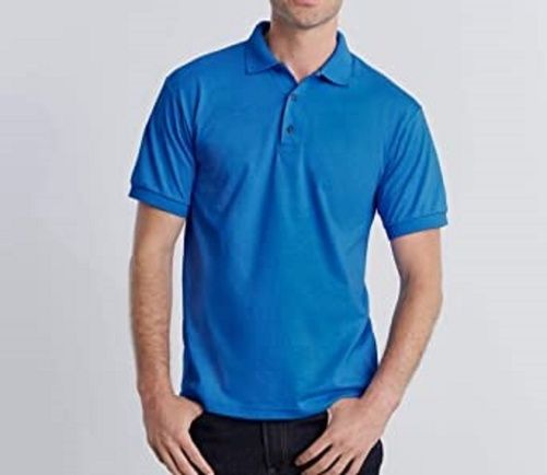 Breathable Comfortable Collar Short Sleeves Cotton Polo T Shirt For Men Age Group: 18-34