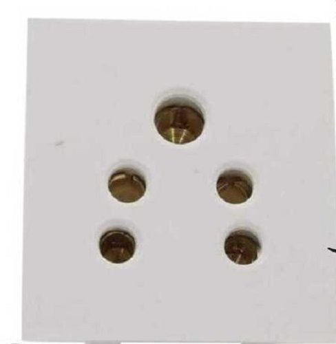 Heat And Shock Resistant Polycarbonate Electrical Modular 5 Pin Socket