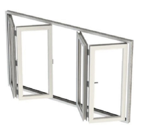 5 Feet Height12 Mm Thickness Upvc Folding Open Style Window