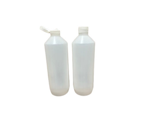 1100 ML Capacity Empty Round HDPE Bottle With Flip Top Cap