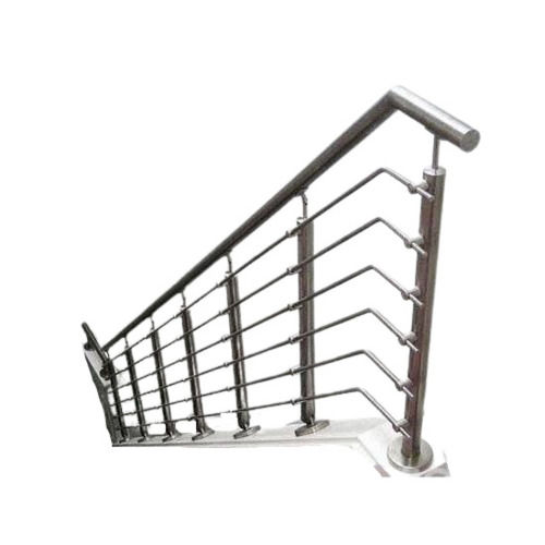 Modern 3X7 Foot Rust Proof Polished Finish Stainless Steel Railing