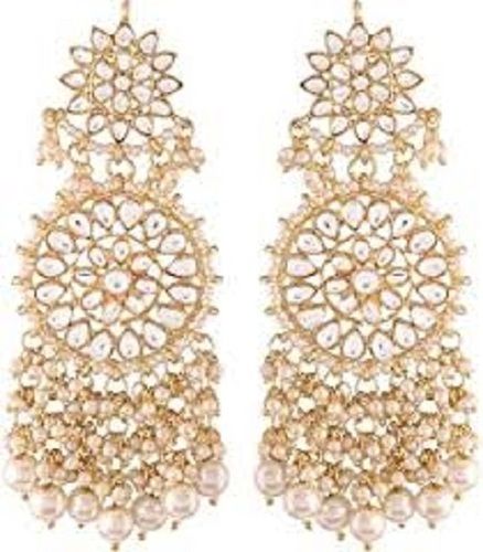 Lightweight Ladies 2.25 Inch Size Chandelier Wedding Bridal Earring Gender: Women