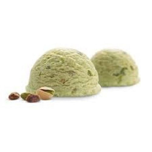 Green Yummy Pista Flavor Hygienically Packed Ice Cream