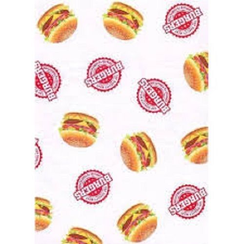 Butter Paper For Wrap Pizza Burger Patties Sandwiches Etc  Coating Material: Translucent