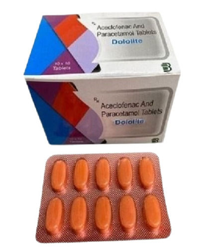 Dololite Aceclofenac Paracetamol Tablets
