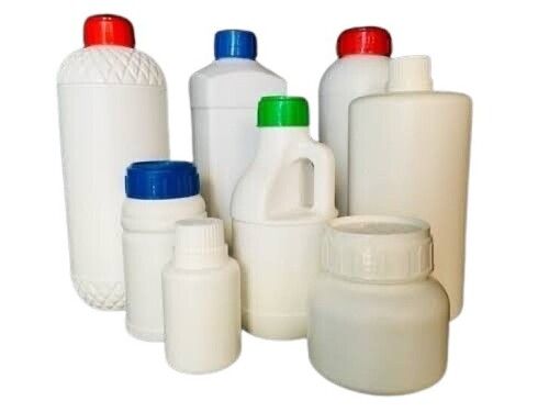 White Hdpe Plastic Reagent Bottle