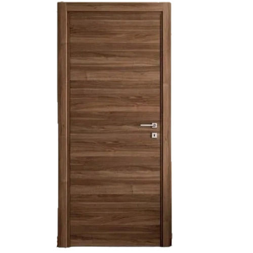 Brown 7*4 Feet Rectangular Modern Finished Surface Right Lock Wooden Flush Door