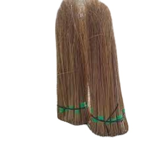 Brown Coconut Broom Stick For Floor Cleaning Size: Long
