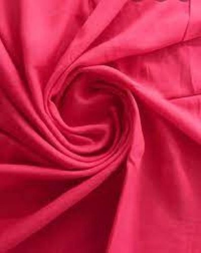 Pink Plain Washable Pure Rayon Fabric Density: 16 Kilogram Per Litre (Kg/L)