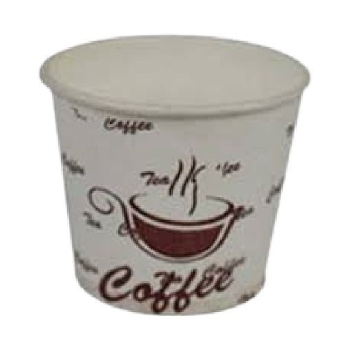 Eco-Friendly Printed Pattern Brown Disposable Paper Round Cups