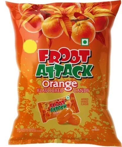 1.6% Fat Solid Round Yummy Orange Flavor Ingredients Candy