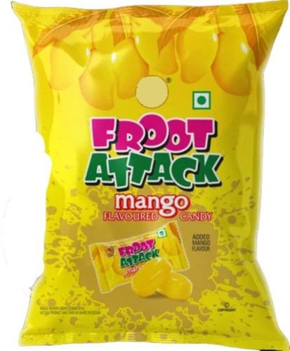Eggless Solid Round Sweet And Sour Mango Flavor Candy