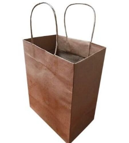 Plain Pattern Customized Paper Bags For Multipurpose Use
