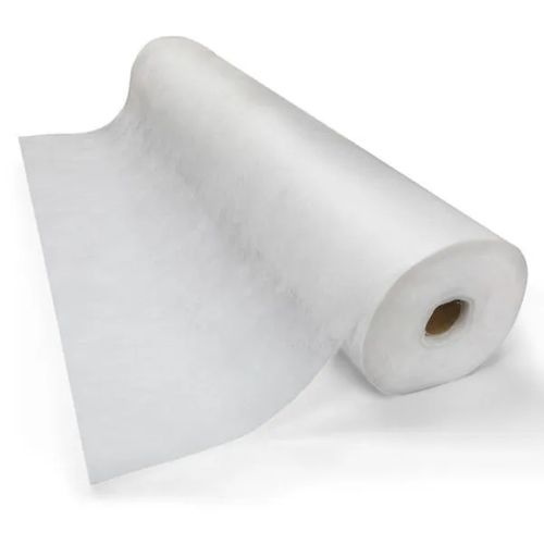 Off White 20-30M Pliable Soft Washable Spun Bonded Rough Plain Non Woven Cloth