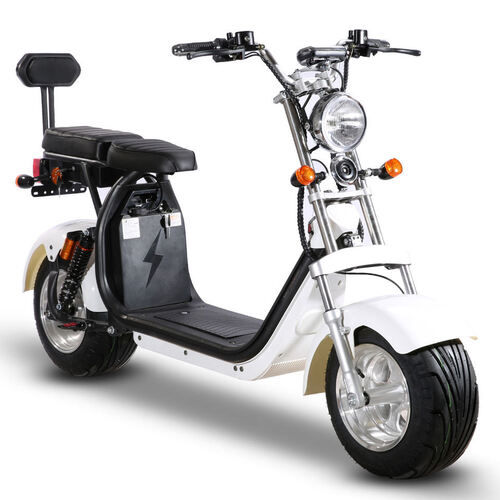 Eu Warehouse Electric Motorcycle With Eec Adult Citycoco With Motor 1500w Power Removable Battery 60v Electric Scooter