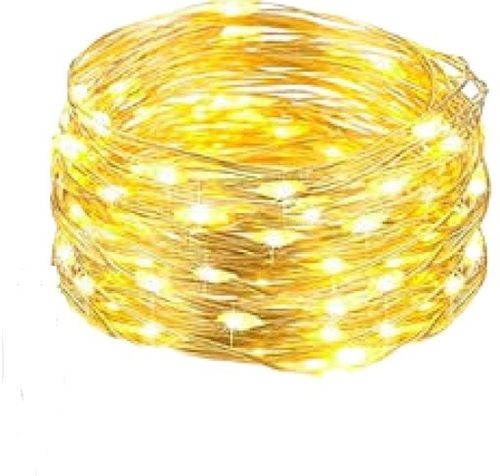 220 Voltage Yellow 20 Meter Length Led Decorative Light Input Voltage: 18 Watt (W)