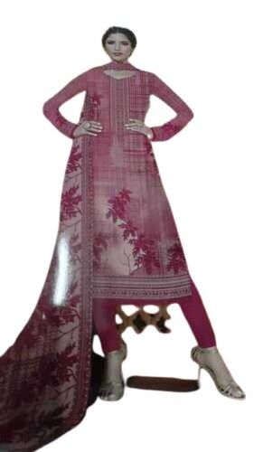 Designer Ladies Anarkali Salwar Suit Pink