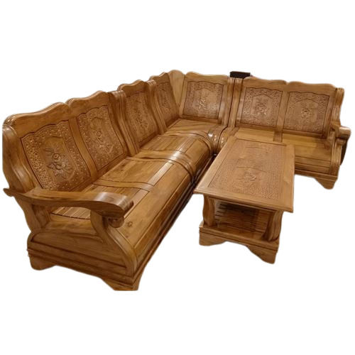 Handmade Six Seater Bedroom Wooden Sofa Set For Home