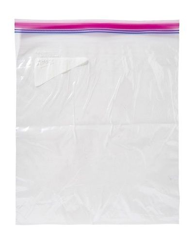 7 X 6 Inches Transparent Plain Poly Vinyl Chloride Zipper Pouch