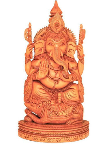 Durable 7 Inch Brass Polished Decoration Ganesh Idols