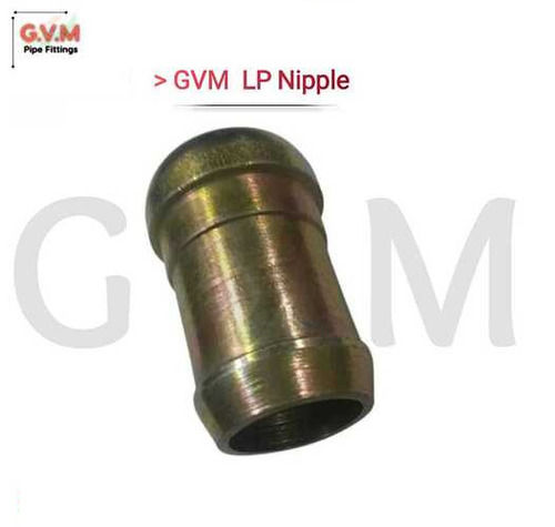 Black And Yellow Industrial Corrosion Resistant Heavy Duty Brass Lp Hose Nipple