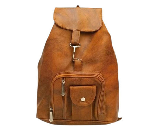 Stylish Tan Designer Girls Backpacks Design: Modern