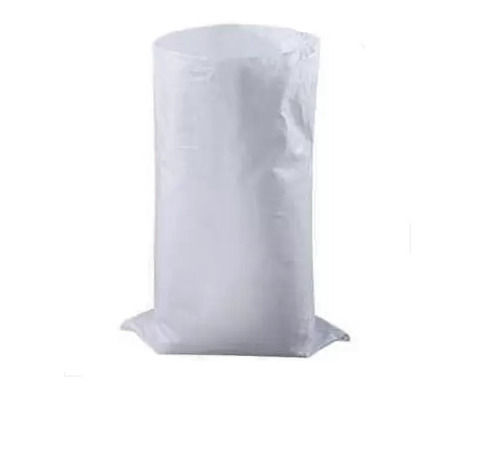 White Gravure Printing Pp Woven Bags With Lamination Surface And 50 Kg Carry Capacity