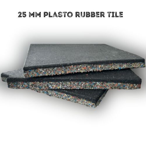 Mixed Heavy Duty Long Lasting 25Mm Plasto Rubber Tiles