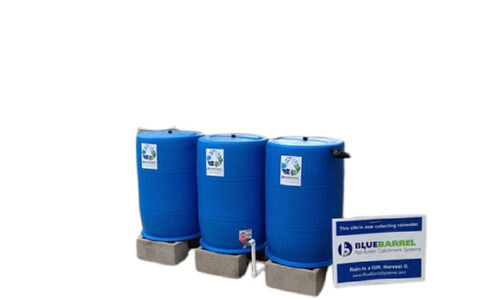 Large Storage Capacity Leak Resistant Plastic Cylindrical Water Barrels
