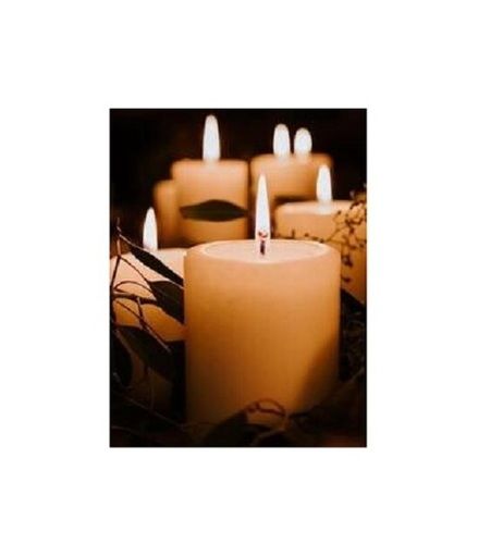 Portable And Lightweight Round Shape Decorative Candles For Home Decoration