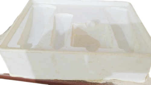 Plain White Packaging Tray for Cosmetic Products