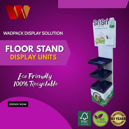 Floor Stand Display Unit For Advertisement And promotion By Wadpack Pvt. Ltd.