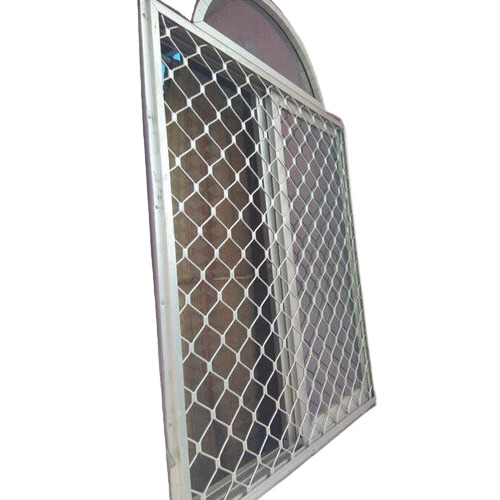 Aluminum Grill - 6mm Thickness, 4 Feet Length | Polished Silver, Rust Proof, Weather Proof Design for Home and Office